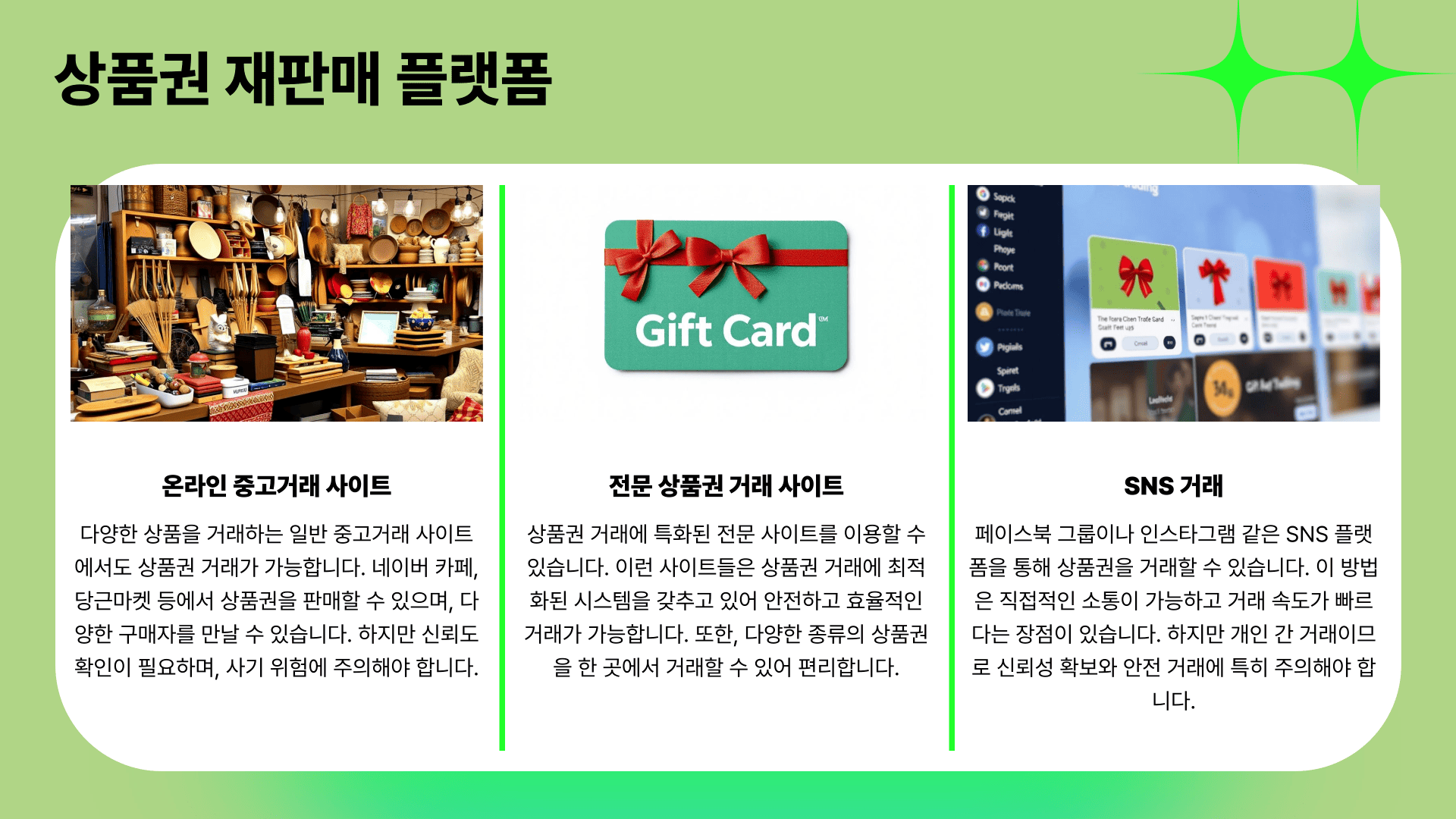 상품권 재판매 플랫폼