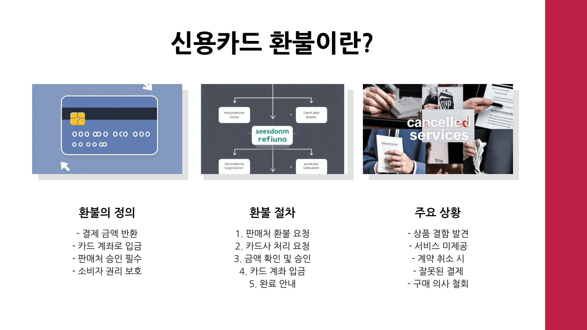 신용카드 환불